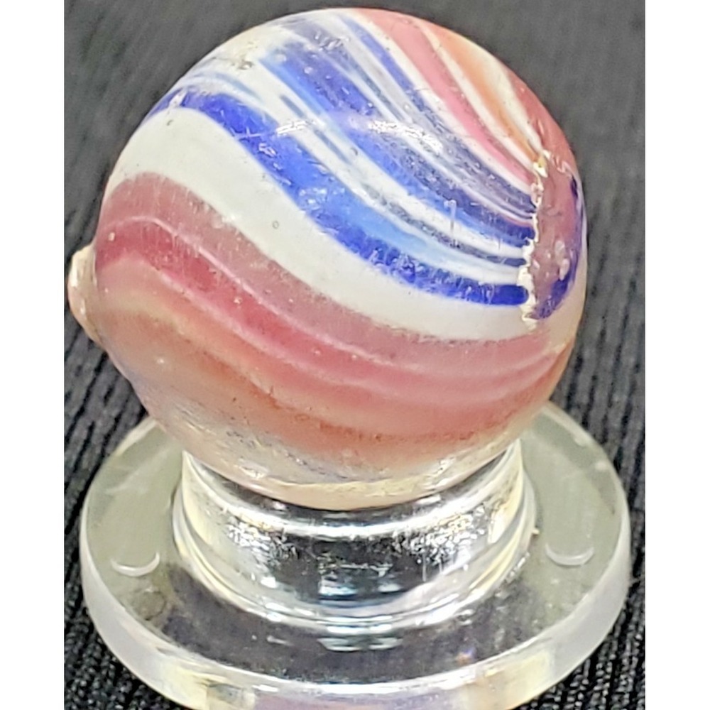 First off cane / End off cane Onionskin marble RARE 1800's 21/32'' #210